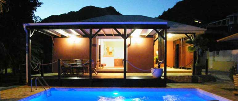Villa avec piscine et proche plage - Le Diamant (Martinique) - 6-8 pers.