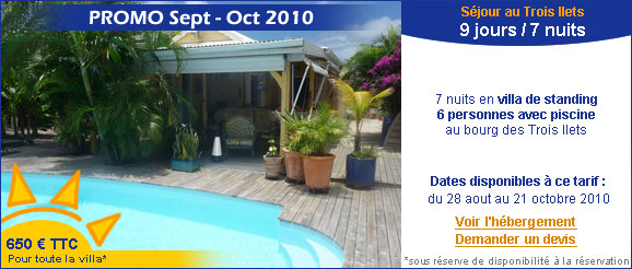 Location villa martinique -