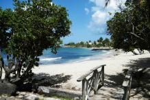Gros Raisin beach - Little bridge