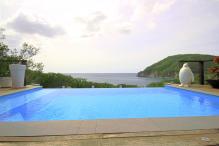 Location villa de charme à Dehaies - Vue de la terrasse