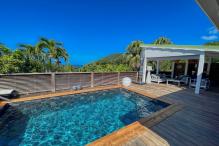 Location Villa 3 chambres Deshaies Guadeloupe-piscine