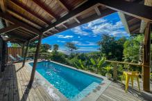 A louer villa 8 personnes Deshaies Guadeloupe_ Piscine 
