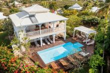 Villa de 5 chambres avec piscine à louer à ste anne guadeloupe avec vue mer
