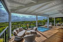 Villa vue mer Sainte Anne Guadeloupe-terrasse