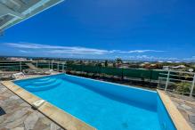 Location villa 2 chambres 4 personnes vue sur mer piscine à St François en Guadeloupe - piscine