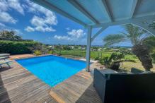 Location villa Guadeloupe Saint François - villa 1 chambre 2 adultes et 1 enfant - piscine et vue mer