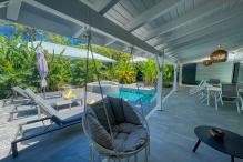 Location villa piscine Saint François Guadeloupe_terrasse