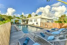Location villa piscine Saint François Guadeloupe_vue ensemble