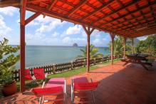 Location villa Martinique - Grande terrasse