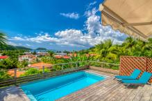 villa de standing piscine Trois Ilets Vue mer Terrasse 