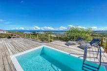 Location Villa 1 chambre Orient Bay St Martin-piscine-1