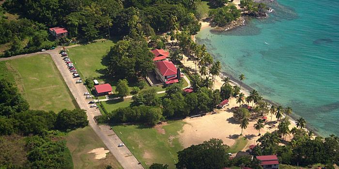 Anse Figuier vue du ciel