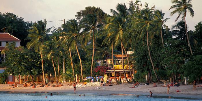 La plage de l'Anse Mitan