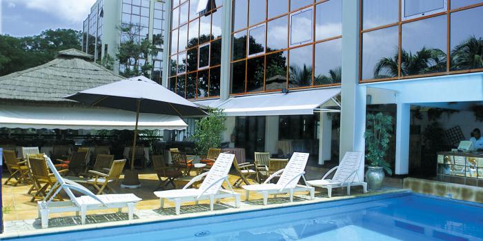 The swimming pool