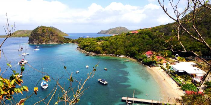 Le Bois Joli Hotel in Les Saintes - aerial picture