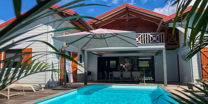 Rental villa Bouillante Guadeloupe - overview