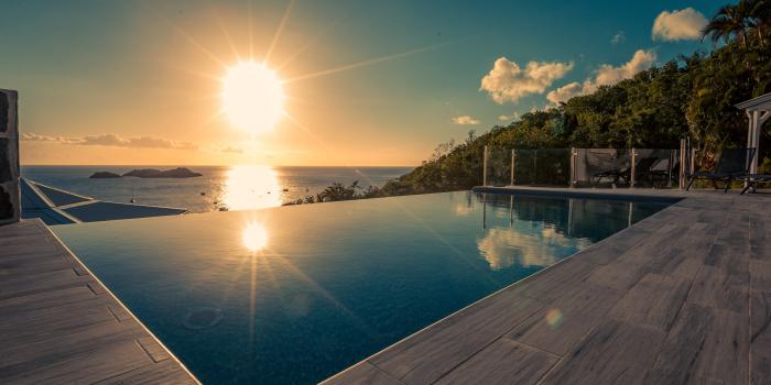 Guadeloupe villa rentals - Prestige villa rental et Sunset