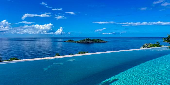 A louer villa face Ilets Pigeon Bouillante Guadeloupe - Vue Mer