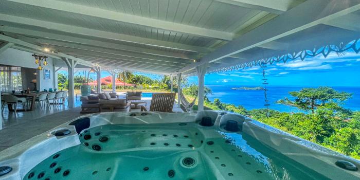 1.Location villa piscine vue mer Bouillante Guadeloupe_Vue mer