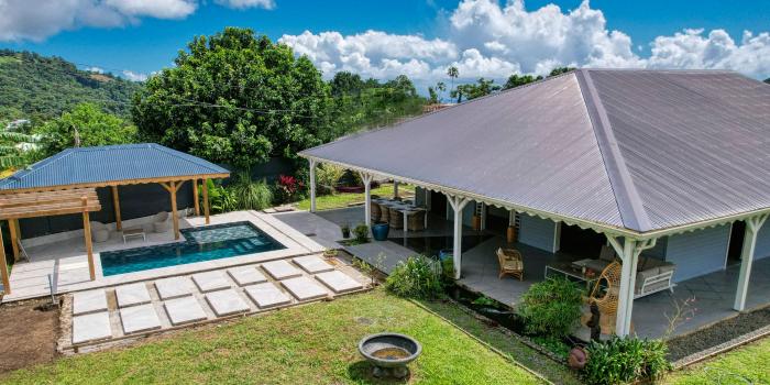 Villa Gourbeyre Guadeloupe__vue d'ensemble