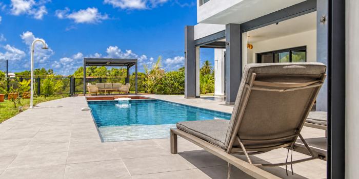 Location villa avec piscine Le Gosier Guadeloupe - Piscine