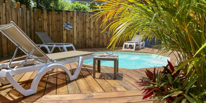 A louer villa 2 chambres Pointe Noire Guadeloupe_ Piscine 