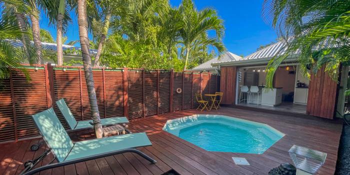 Location villa 4 personnes Saint François Guadeloupe- vue d'ensemble