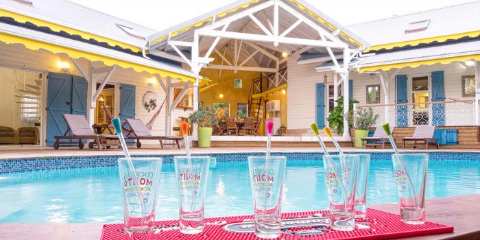 Location villa 7 chambres pour 16 personnes avec piscine Saint François Guadeloupe