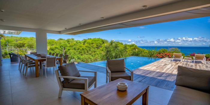 Guadeloupe villa rentals - Luxury sea view villa