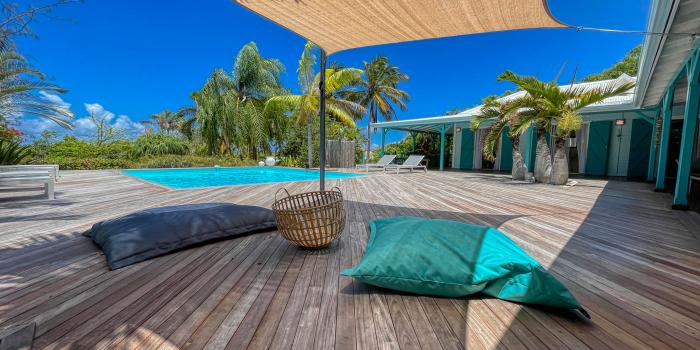 Location villa Guadeloupe 12 personnes à Saint François avec piscine