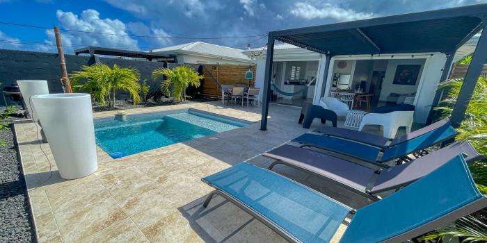 Location villa Saint François Guadeloupe-Vue ensemble