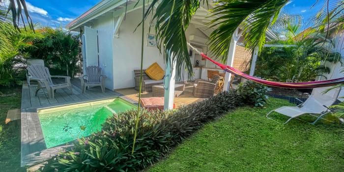 Location villa piscine Saint François Guadeloupe_exterieur