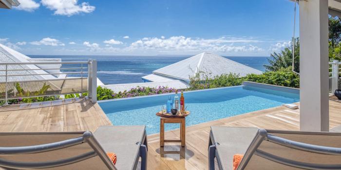 A louer villa 3 chambres Saint François Guadeloupe_ Piscine 