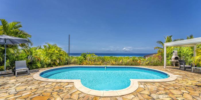 Location villa Grand Bourg Marie Galante_ Vue mer