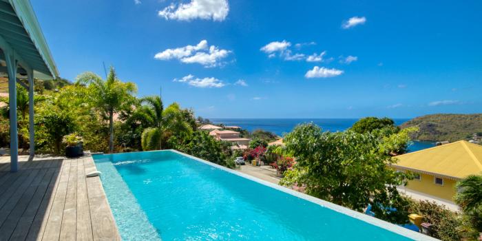 location de villa  6 personnes martinique vue mer et piscine