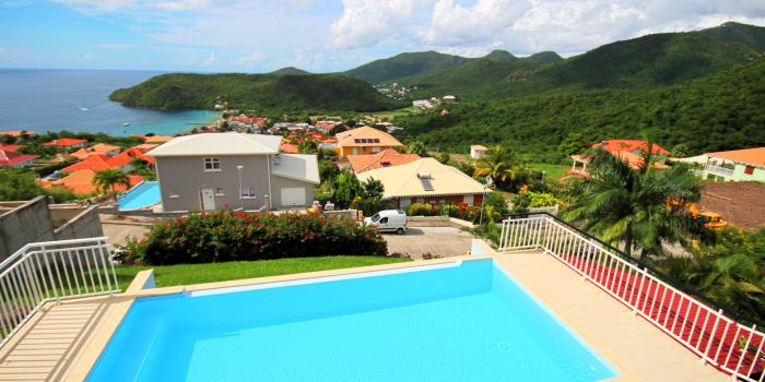 Location villa standing Martinique Vue panoramique