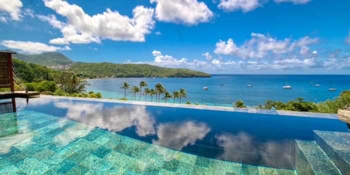 location villa de luxe martinique grande anse vue mer piscine 12 personnes