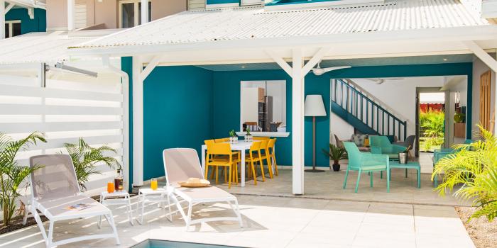 Location maison Martinique - Piscine et terrasse