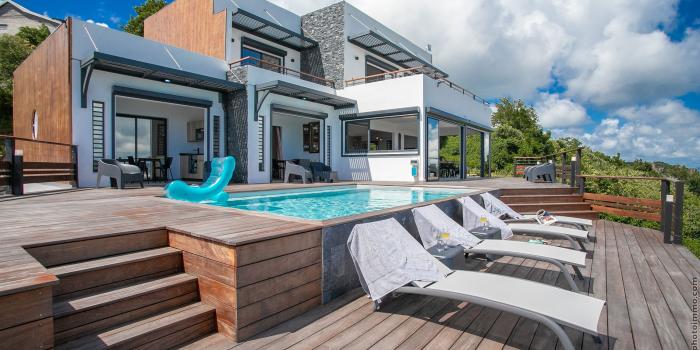 Location villa luxe Le Diamant Martinique - Vue d'ensemble
