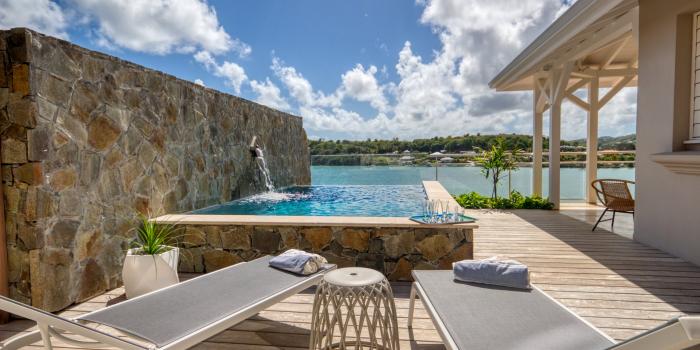 location villa martinique au françois avec piscine et vue mer