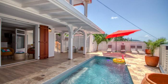 location villa Martinique 6 personnes au Marin avec piscine - vue extérieure