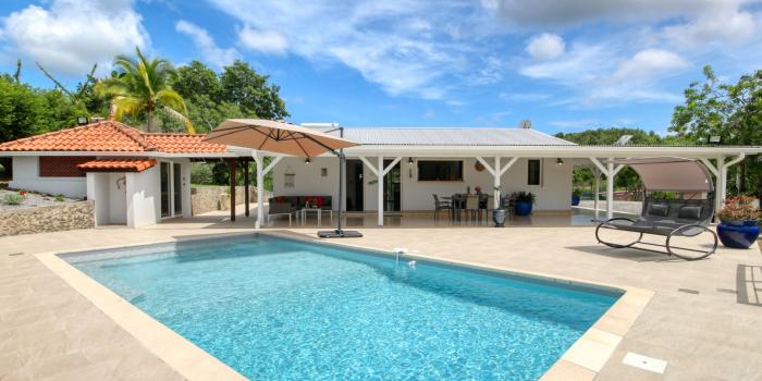location villa 6 personnes vue mer piscine - vue d'ensemble 2