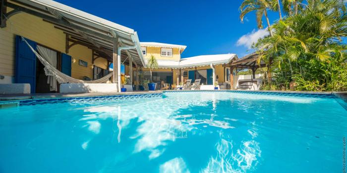 piscine 1 location de villa Martinique 8 personnes