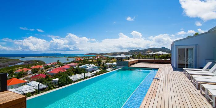 St Martin villa rental - Vacation villa with sea view