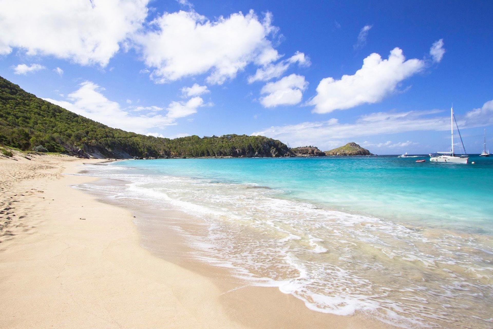 Plage de Colombier Saint Barthélémy