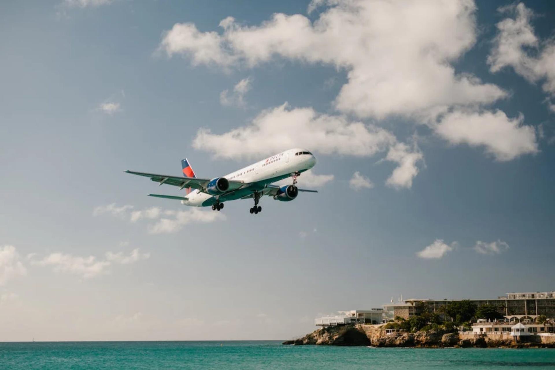 Avion à Saint Martin