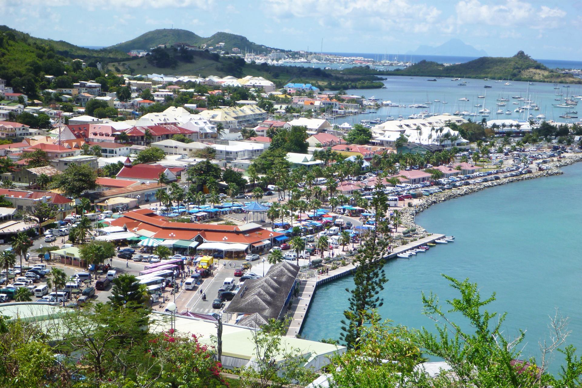 Marigot vue d'ensemble