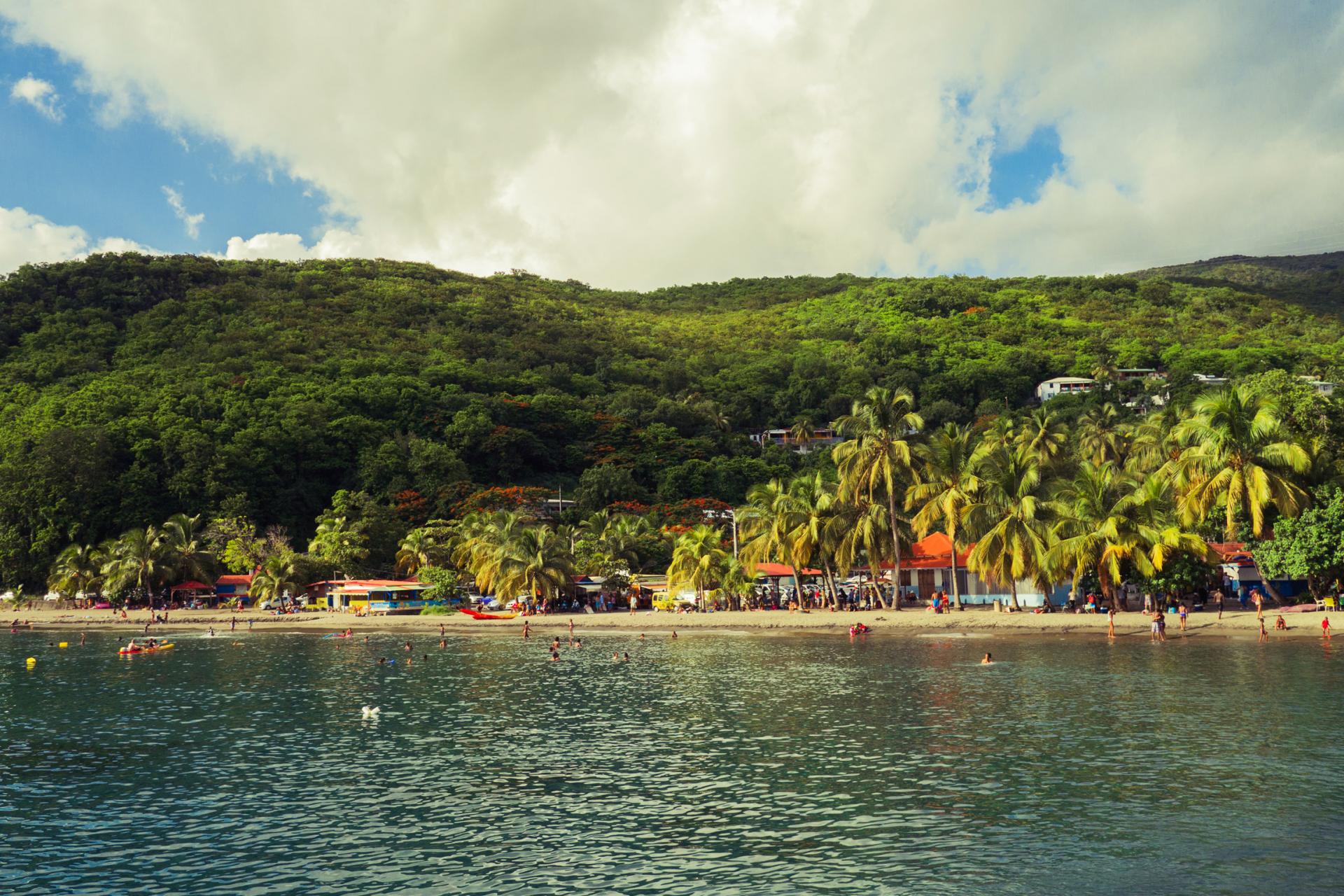 Malendure beach view from the sea