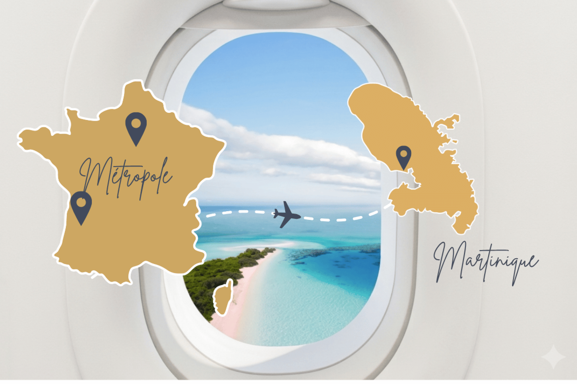 Comment aller en Martinique depuis la France métropolitaine (vols directs) 