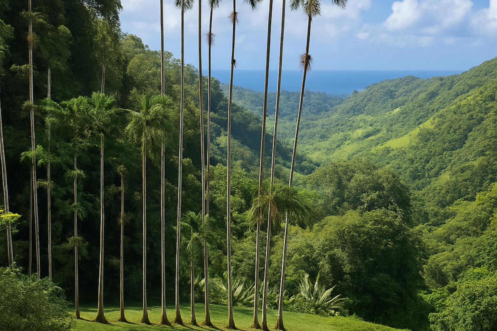 Le jardin de balata vue